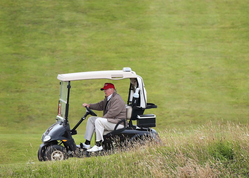A New Scandal by Donald Trump: Breaking Golf’s Golden Rule